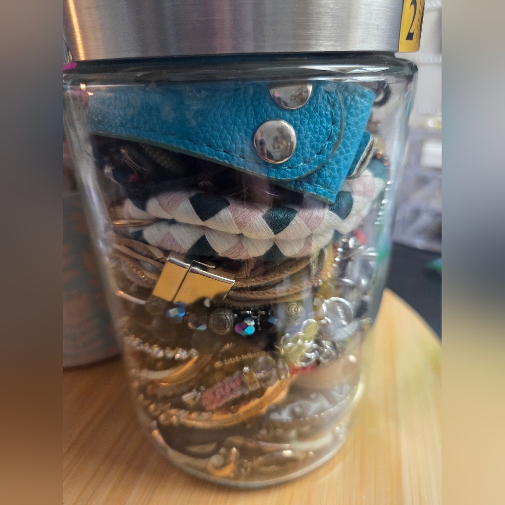 Mystery (Bracelets Only) Large Jewelry Glass Jar #26 - Picture 5 of 6